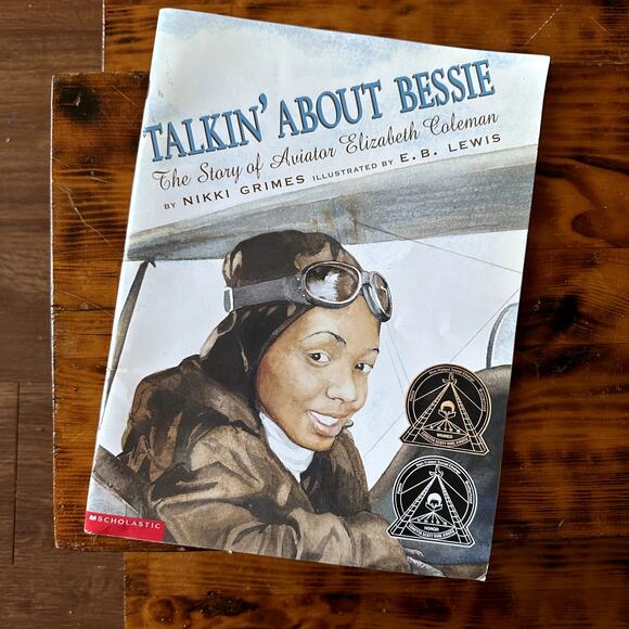 Vintage 2002 Talkin' About Bessie The Story Of Aviator Elizabeth Coleman Book - Picture 1 of 9